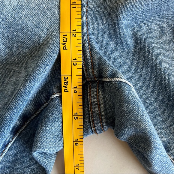 Judy Blue Boot Cut Jeans Womens Size 2XL/3XL Blue 5 Pocket High Rise Raw Hem - Picture 9 of 11